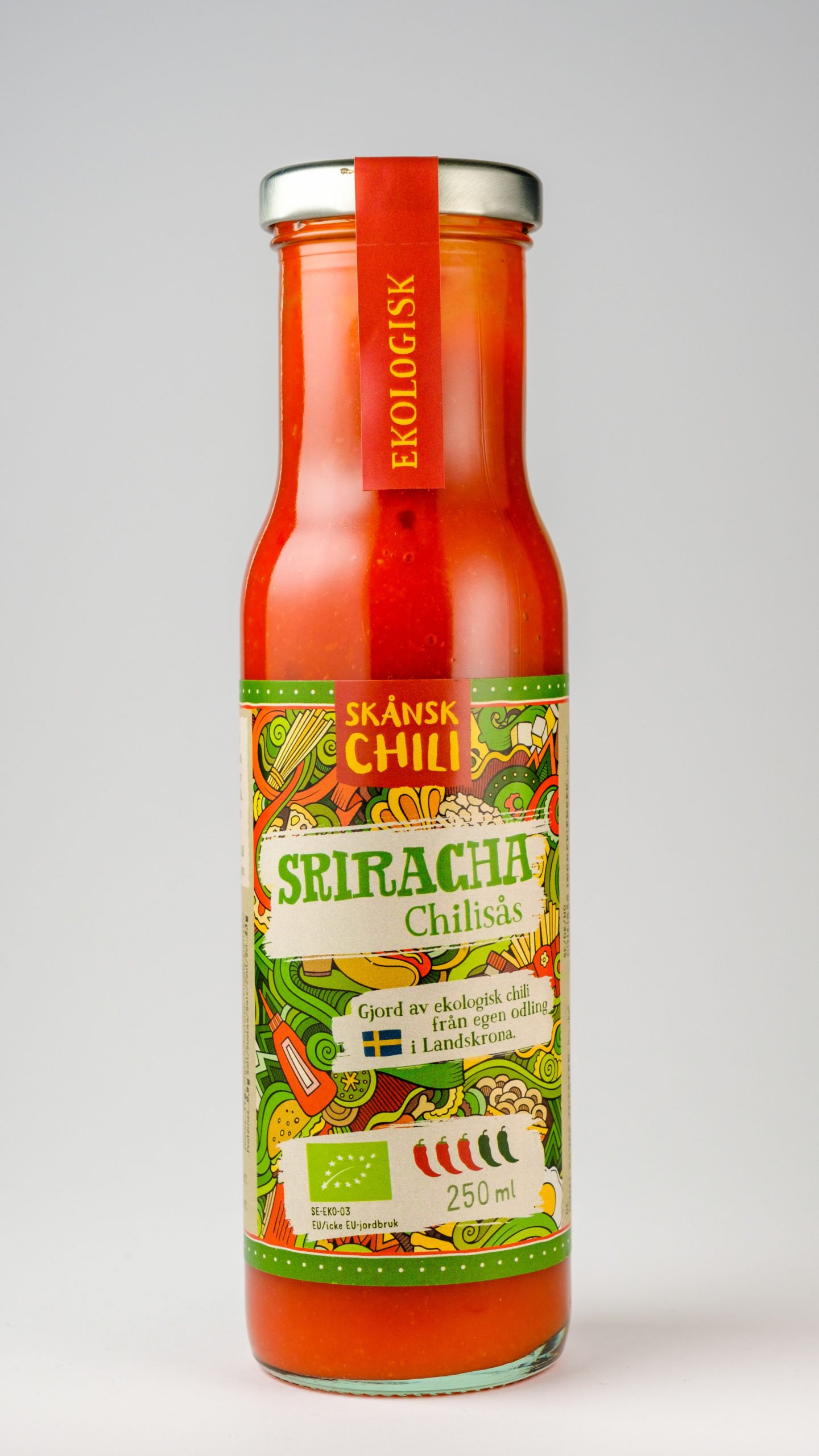 Skånsk Chili Sriracha Chilisås – 250 ml